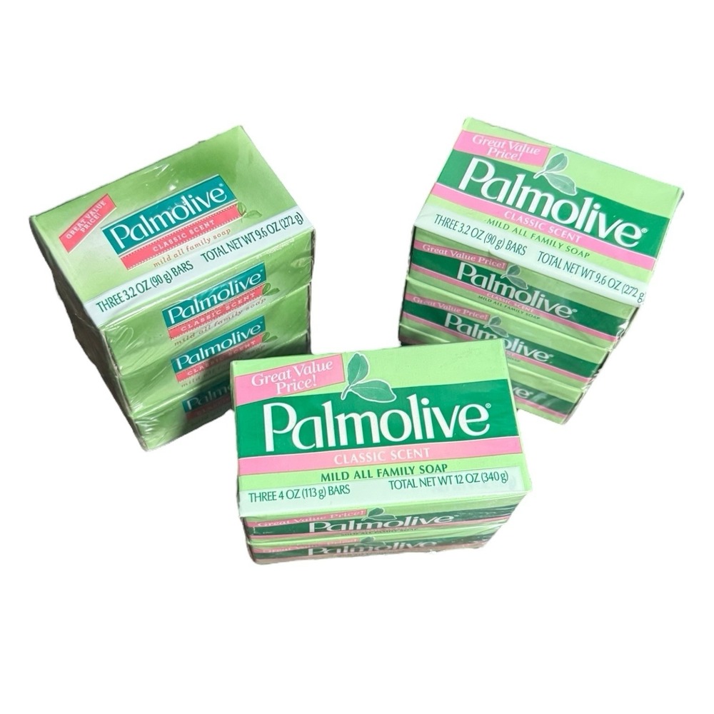 Palmolive Classic Scent Soap 6-3.2 oz Bars Sealed‎  & 2 4oz Mild All Family Soap